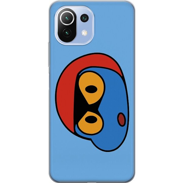 Xiaomi 11 Lite 5G NE Läpinäkyvä kuori Bold Bot Head