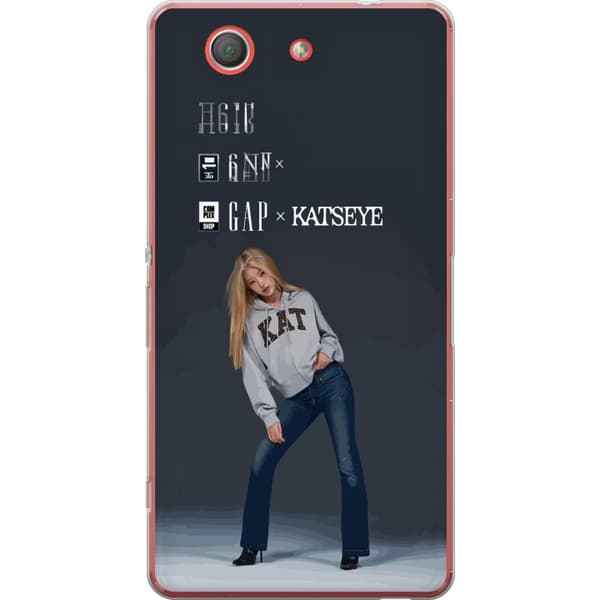 Kompatibelt Mobildeksel til Sony Xperia Z3 Compact KATSEYE blond modebild grå
