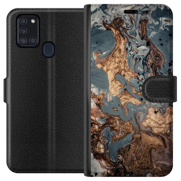 Samsung Galaxy A21s Plånboksfodral Mönster