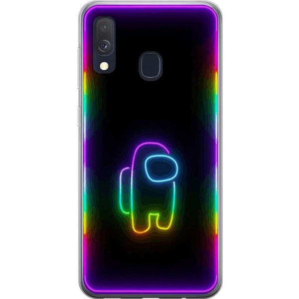 Samsung Galaxy A40 Genomskinligt Skal Among Us 2021