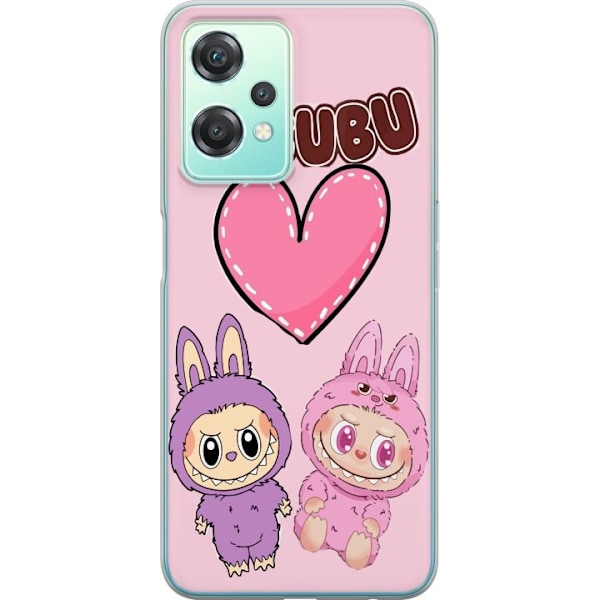 OnePlus Nord CE 2 Lite 5G Genomskinligt Skal Labubu Pink Monster