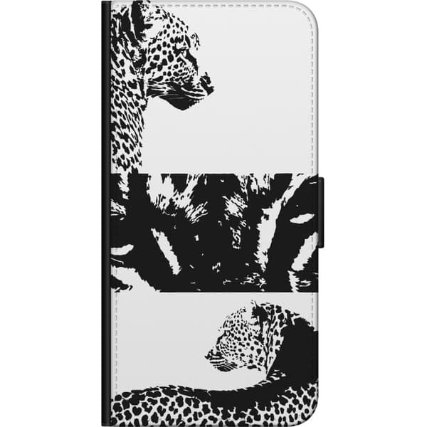 Yhteensopiva Lompakkokotelo OnePlus 9 Pro Leopard Faces
