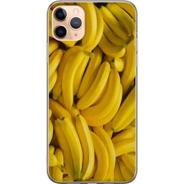 Apple iPhone 11 Pro Max Genomskinligt Skal Banana Pattern –