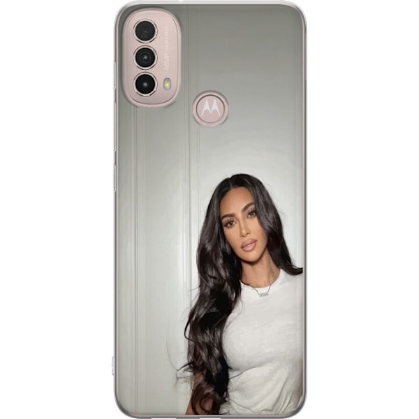 Motorola Moto E40 Gennemsigtig cover Kim Kardashian – Iconic