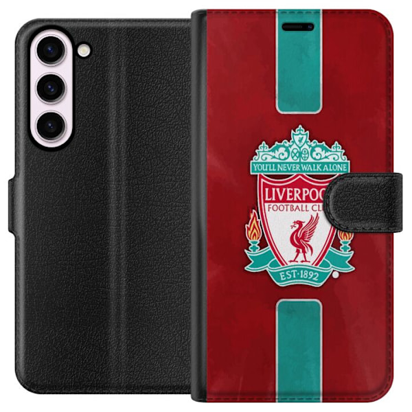 Samsung Galaxy S23+ Lommeboketui Liverpool FC - Klassisk Fotba