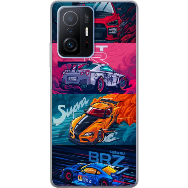 Xiaomi 11T Gennemsigtig cover Subaru Racing