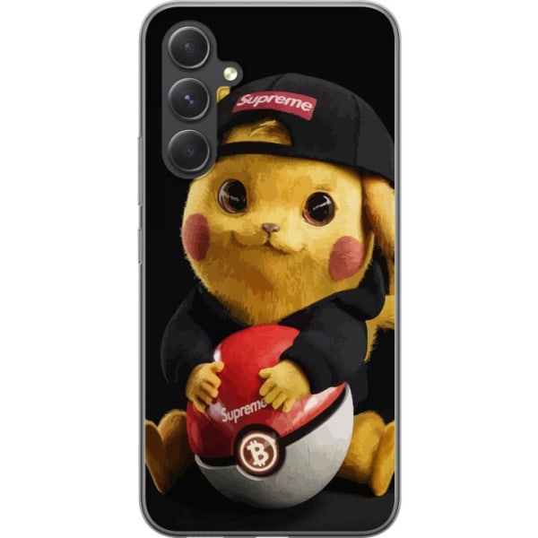 Samsung Galaxy S24 Läpinäkyvä kuori Pikachu Supreme