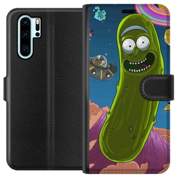 Kompatibel Tegnebogsetui til Huawei P30 Pro Agurk Rick
