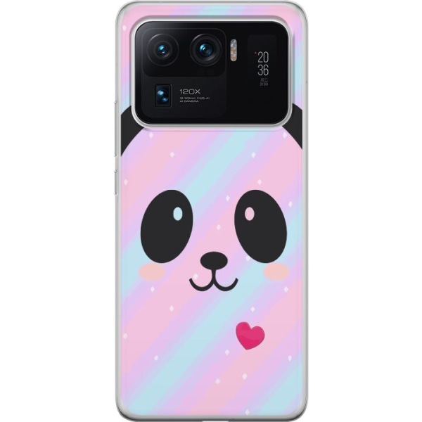 Xiaomi Mi 11 Ultra Gennemsigtig cover Regnbue Panda