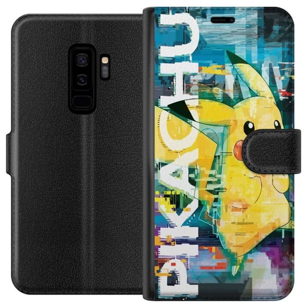 Kompatibel Tegnebogsetui til Samsung Galaxy S9+ Pikachu
