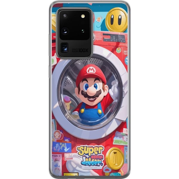 Samsung Galaxy S20 Ultra Genomskinligt Skal Mario