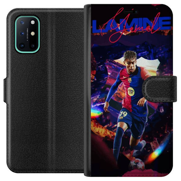 OnePlus 8T Tegnebogsetui Yamal Rising Talent FC Barcelona Spiller Ung Fodboldstjerne Populært Motiv Sport Spanien Talent