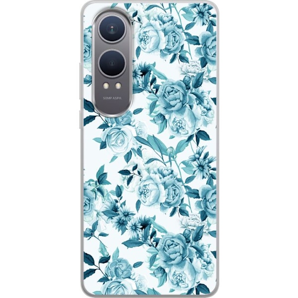 OnePlus Nord CE4 Lite Gennemsigtig cover Blomster