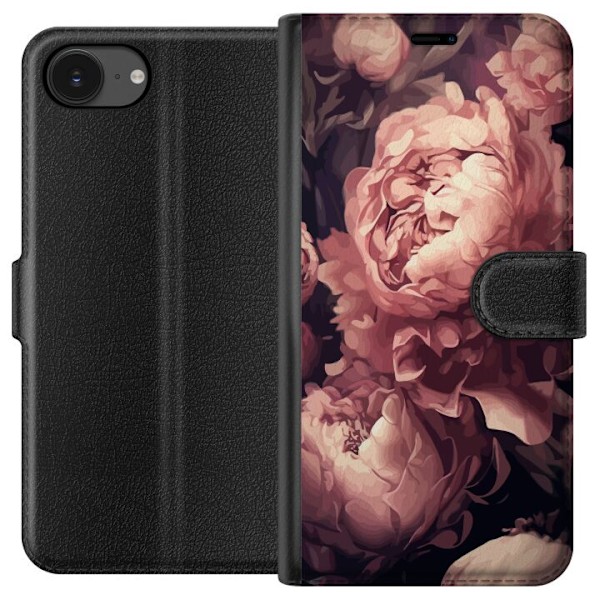 Apple iPhone 16e Plånboksfodral Blommor Floral