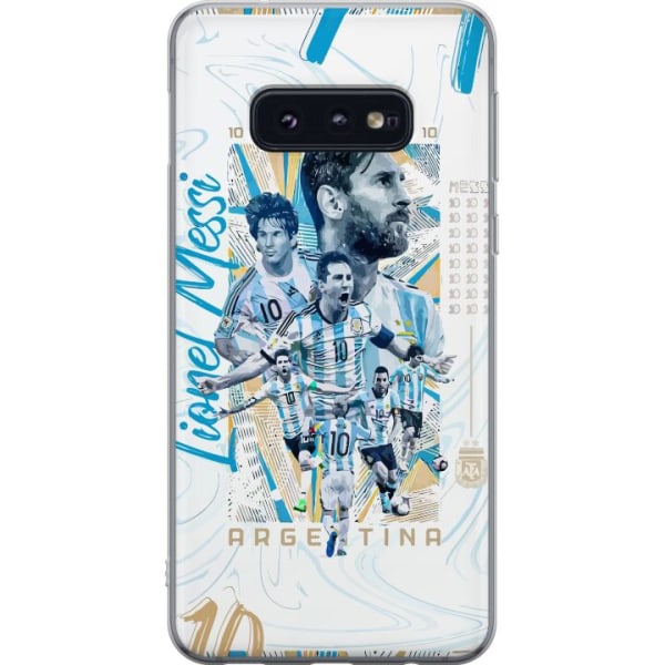 Samsung Galaxy S10e Gennemsigtig cover Lionel Messi