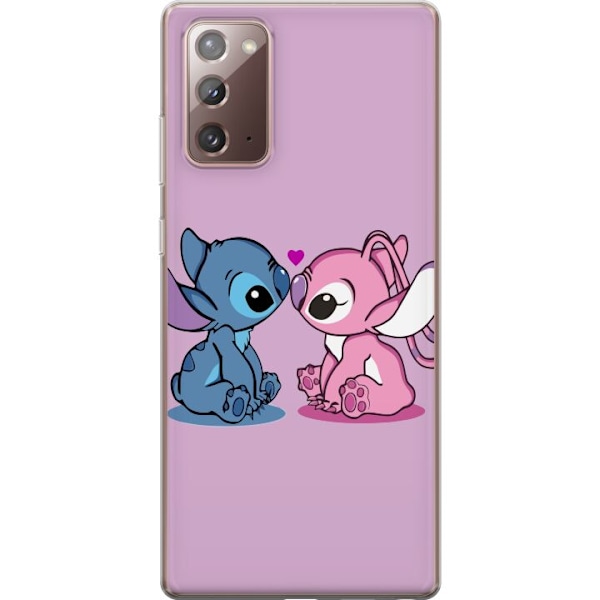 Samsung Galaxy Note20 Gennemsigtig cover lilo & stitch 2025