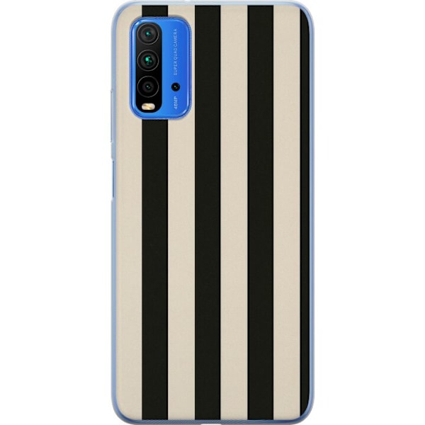 Xiaomi Redmi Note 9 4G Gennemsigtig cover Linje Flow