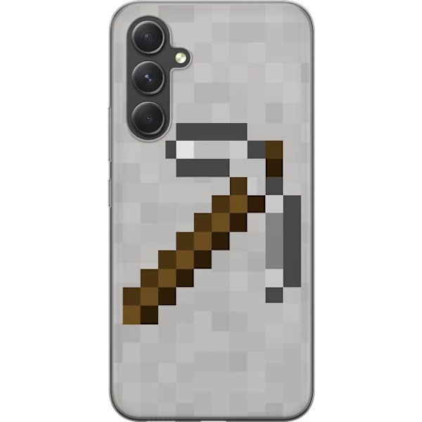 Samsung Galaxy A55 Gjennomsiktig deksel Minecraft Verktøy