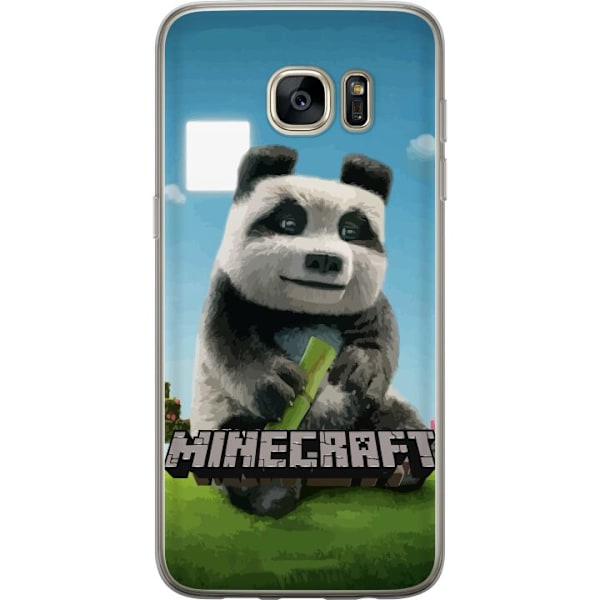 Samsung Galaxy S7 edge Läpinäkyvä kuori A Minecraft Movie