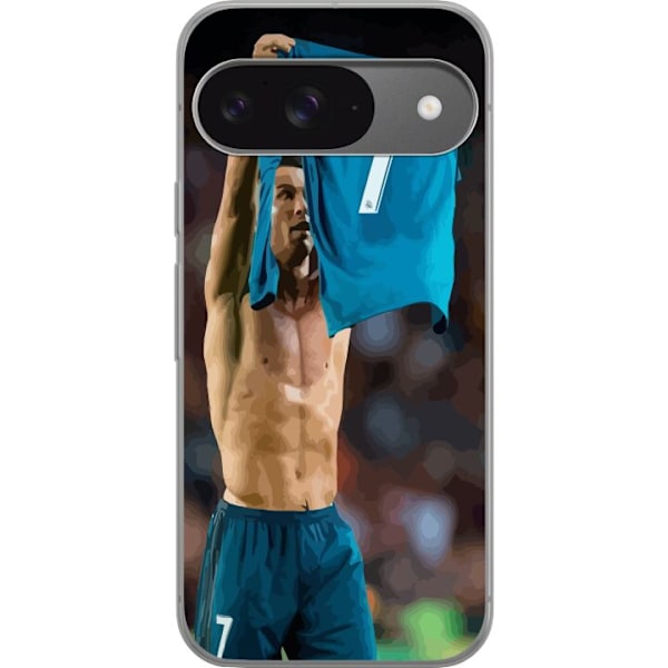 Google Pixel 9 Pro Gjennomsiktig deksel Cristiano Ronaldo