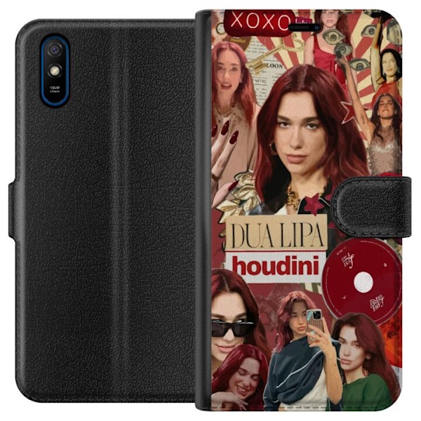 Xiaomi Redmi 9A Tegnebogsetui Dua Lipa – Fashion & Style Edi
