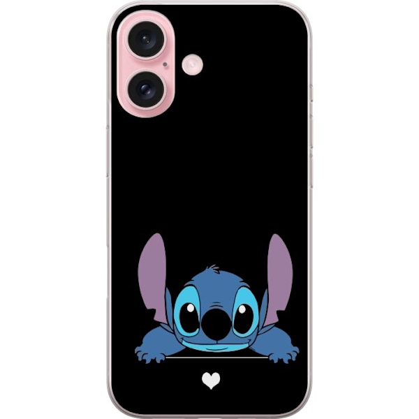 Apple iPhone 16 Genomskinligt Skal Stitch