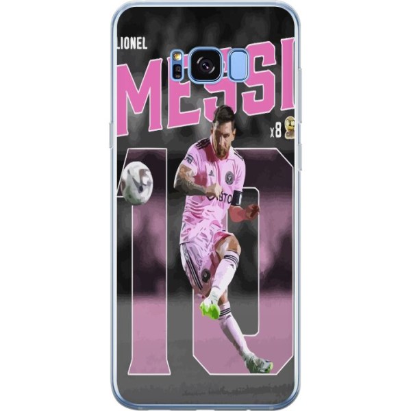 Samsung Galaxy S8+ Gennemsigtig cover Lionel Messi