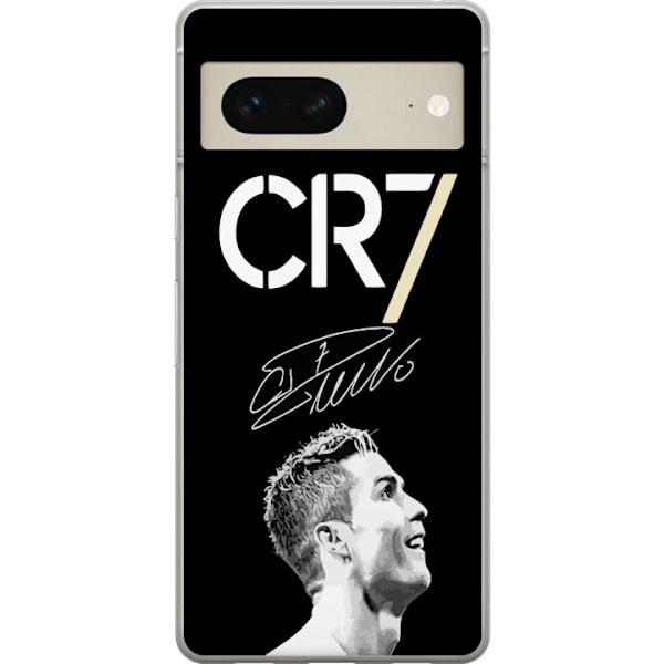 Google Pixel 7 Gennemsigtig cover CR7 Ronaldo