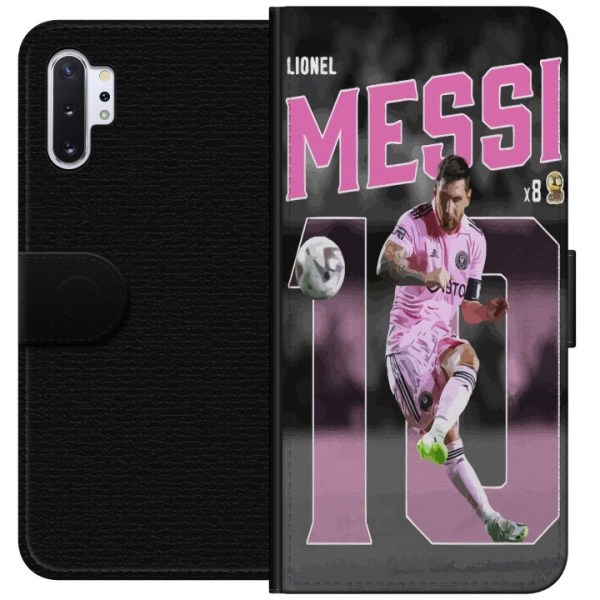 Samsung Galaxy Note10+ Plånboksfodral Lionel Messi - Rosa