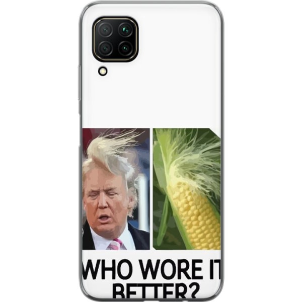 Huawei P40 lite Genomskinligt Skal Trump