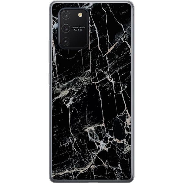 Samsung Galaxy S10 Lite Gennemsigtig cover Svart Marmor