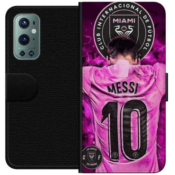 Kompatibelt Plånboksfodral till OnePlus 9 Pro Lionel Messi (Inter Miami CF)