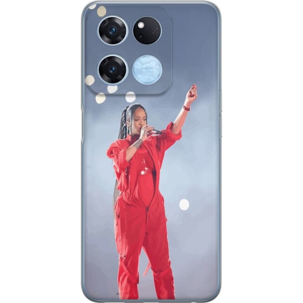 OnePlus Ace Racing Läpinäkyvä kuori Rihanna – Trendsettin