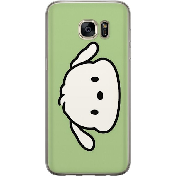 Samsung Galaxy S7 edge Läpinäkyvä kuori Snoopy Flip