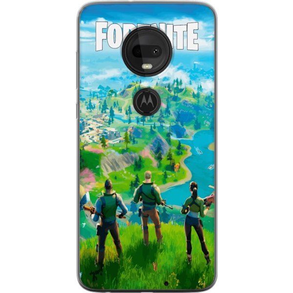 Motorola Moto G7 Gennemsigtig cover Fortnite