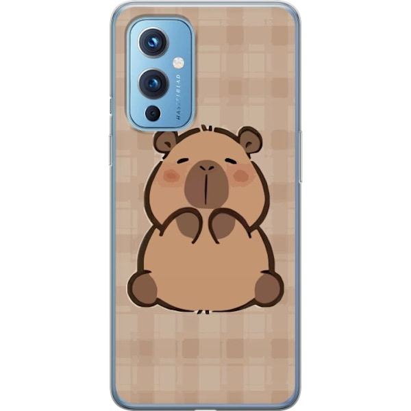 OnePlus 9 Läpinäkyvä kuori Mobilskal kawaii capybara flera figurer japansk stil
