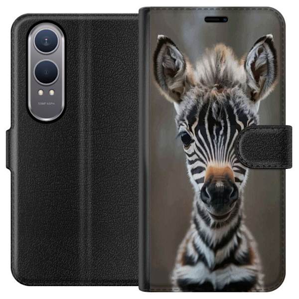OnePlus Nord CE4 Lite Tegnebogsetui Giraf Dyretema Afrika Natur Grafisk Motiv Savanne Vilde Dyr Populær Vægkunst Eksotisk Tema