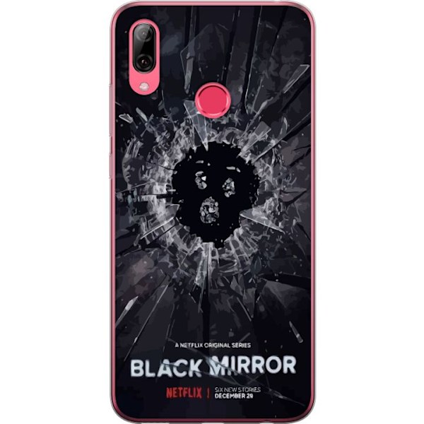 Huawei Y7 (2019) Läpinäkyvä kuori Black Mirror Sci-Fi Netfl
