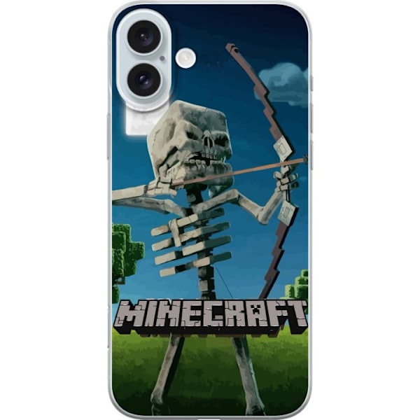 Apple iPhone 16 Plus Genomskinligt Skal A Minecraft Movie