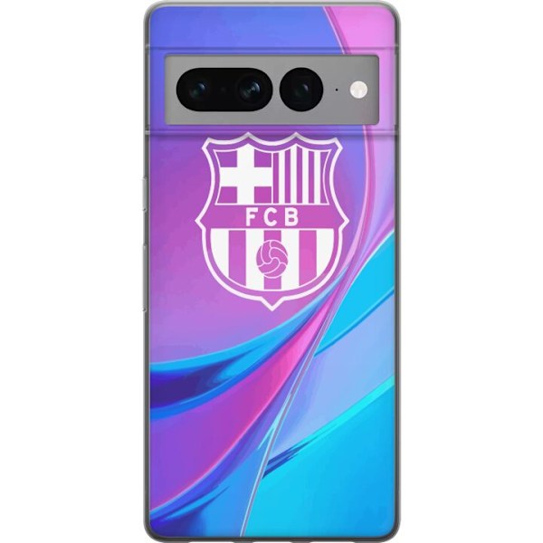 Google Pixel 7 Pro Läpinäkyvä kuori FC Barcelona