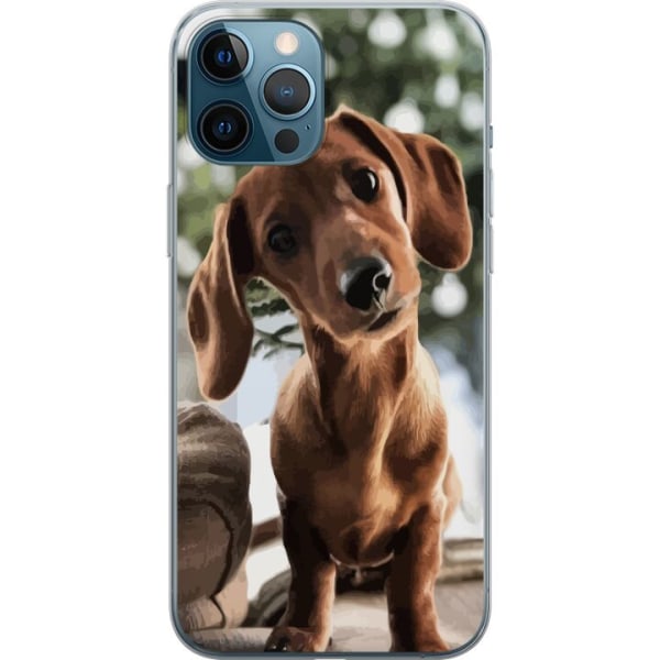 Apple iPhone 12 Pro Max Genomskinligt Skal Yngre Hund