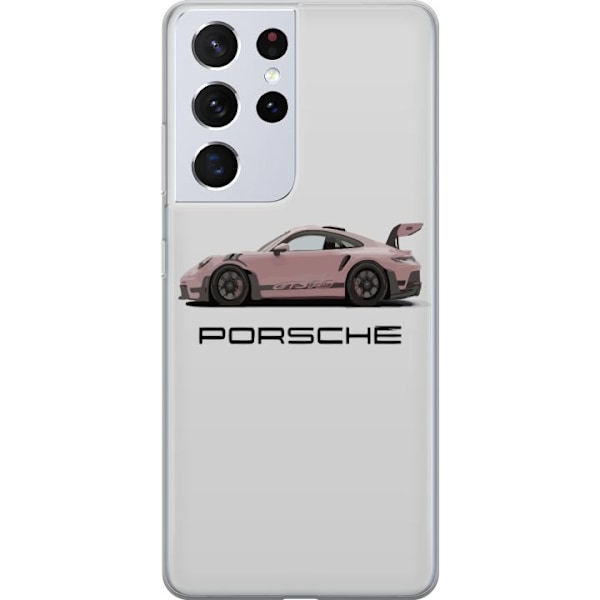 Samsung Galaxy S21 Ultra 5G Gennemsigtig cover Porsche 911 Pin