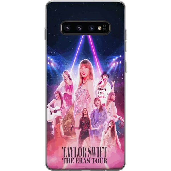 Samsung Galaxy S10 Gennemsigtig cover Taylor Swift Galaxy Neon