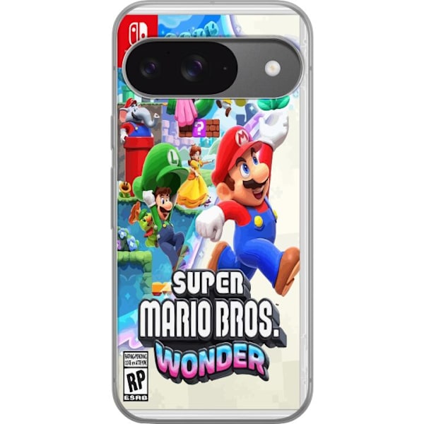 Google Pixel 9 Pro Gennemsigtig cover Super Mario Wonder