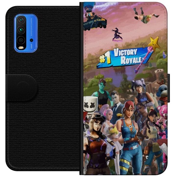 Xiaomi Redmi Note 9 4G Lompakkokotelo Fortnite