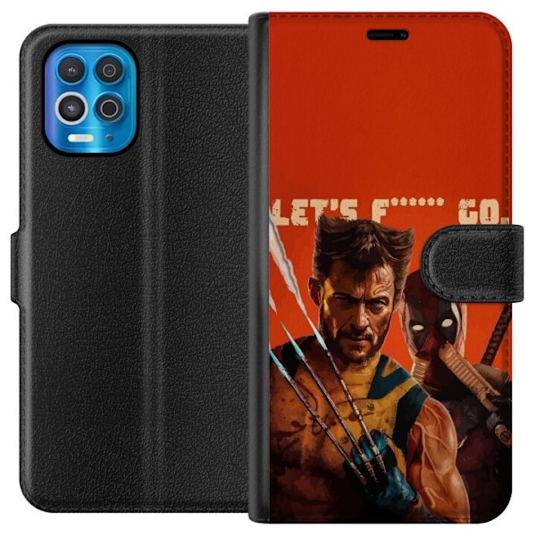 Motorola Edge S Lommeboketui Deadpool & Wolverine