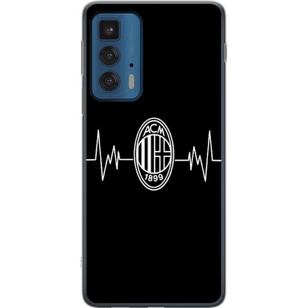 Motorola Edge 20 Pro Gennemsigtig cover AC Milan