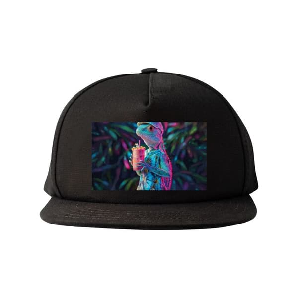 Snapback-lippalakki musta one size