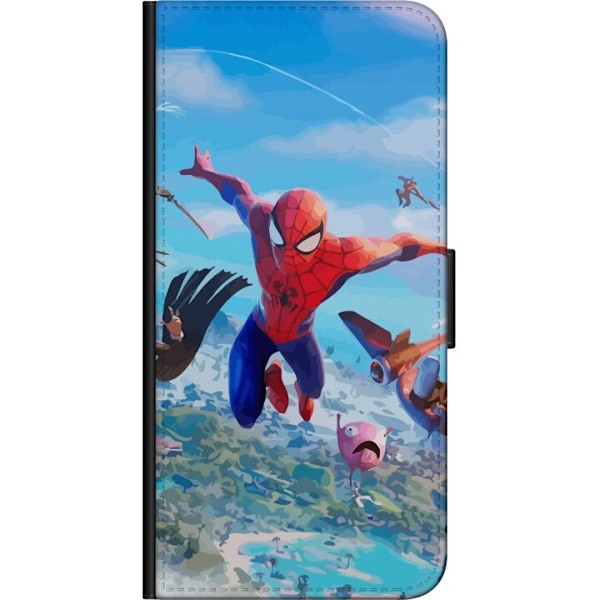 Samsung Galaxy Note20 Lompakkokotelo Fortnite Spiderman