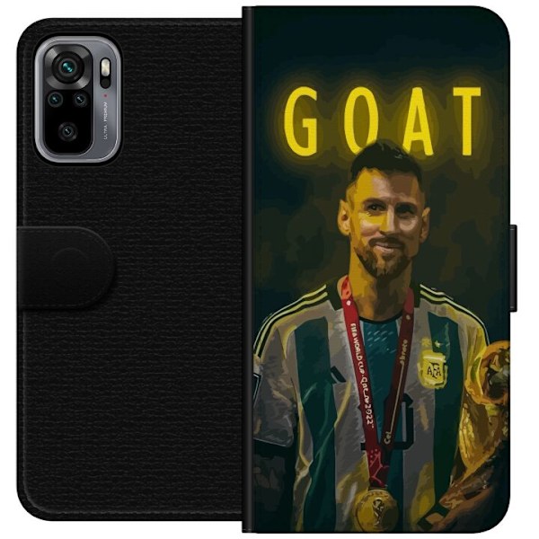 Xiaomi Redmi Note 10S Tegnebogsetui Ged Messi